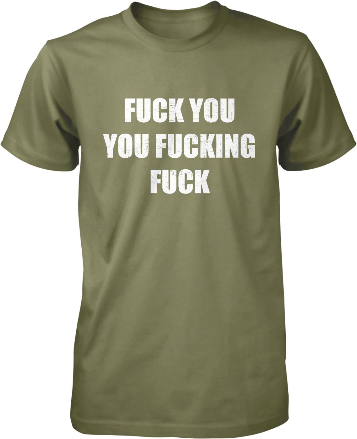 Graphic Statement Tee: 'fuck You' Text, NOFO_00341 - Etsy