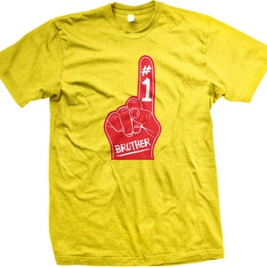 Number 1 Brother, Number One Brother, Foam Finger Men&#39;s T-shirt, NOFO_00120