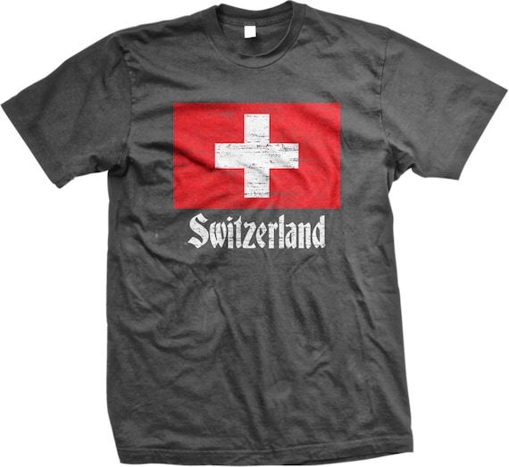 Flag of Switzerland Swiss Schweizer Men's T-shirt -