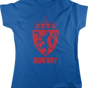 Norway, Coat of Arms, King, Parliament, Golden Lion Women&#39;s T-shirt, NOFO_00226
