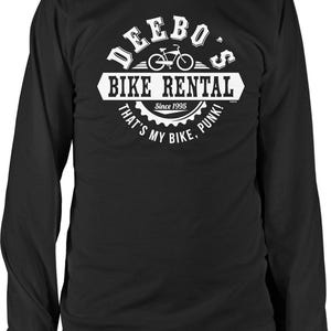 Deebo's Bike Rental Long Sleeve Shirt - Men's Punk Graphic Tee, NOFO_02239