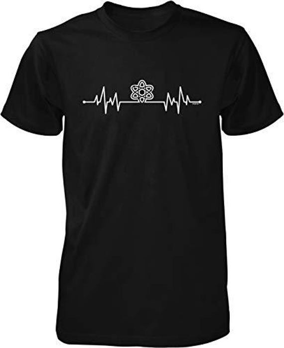 Science Heartbeat Tee - Comfortable, Durable Cotton Shirt, NOFO_01695
