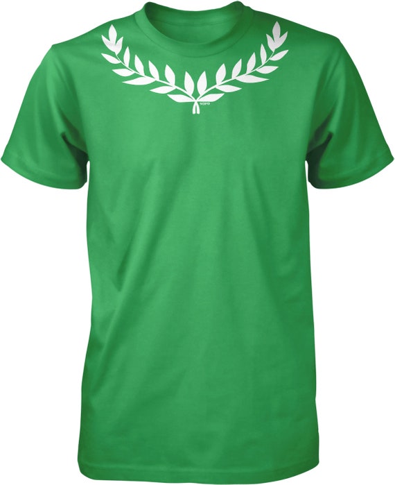 Laurel Wreath, Neck Style Tattoo Design Men's T-shirt