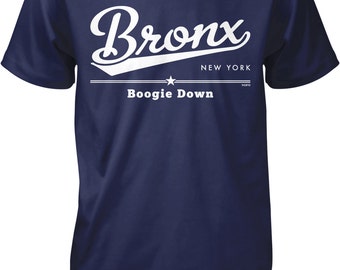 Bronx, New York, Boogie Down Men&#39;s T-shirt, NOFO_00903