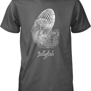 Jellyfish Print, Shimmery Finish Men&#39;s T-shirt, NOFO_01063