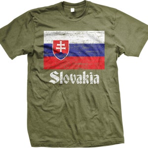 Flag of Slovakia, Slovak Flag, Slovak Pycha Men's T-shirt, NOFO_00088