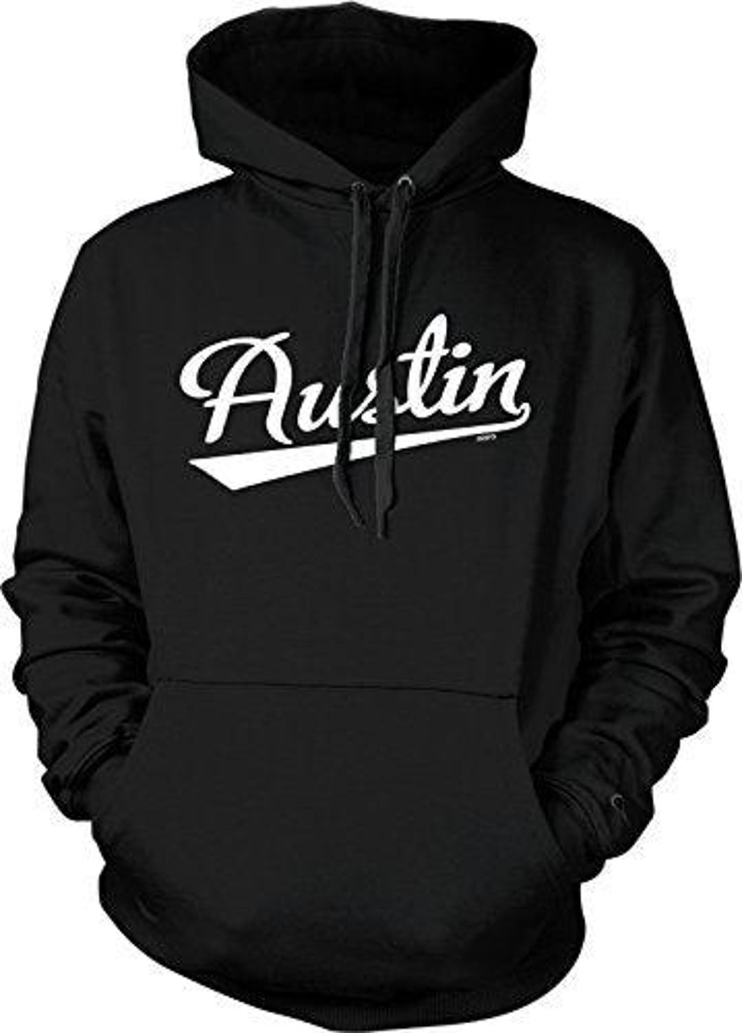 Austin Script Hoodie: Cozy Cotton Polyester - Casual Athletic Style ...