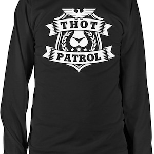 THOT Patrol Men's Long Sleeve Shirt, NOFO_02048