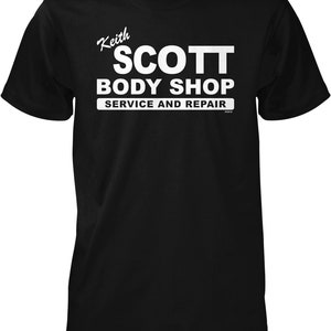 Keith Scott Body Shop, Service and Repair Men&#39;s T-shirt, NOFO_01377