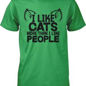 I like cats more than I like people