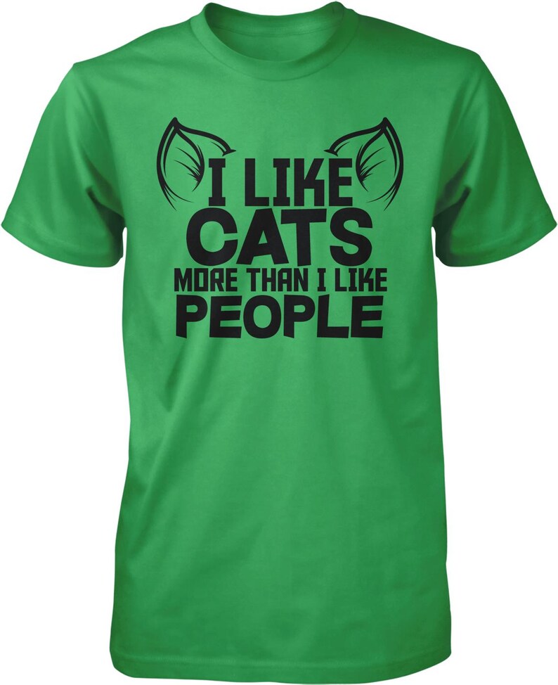 I like cats more than I like people
