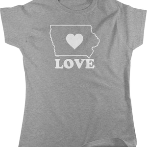 Iowa Love Women&#39;s T-shirt, NOFO_01114