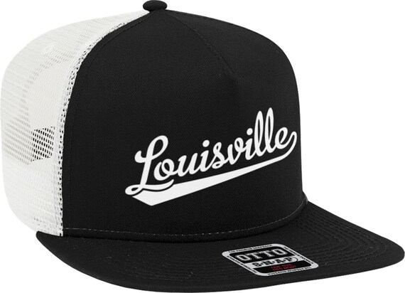 Louisville Script Baseball Font Snapback Trucker Hat NOFO_H012 - Main Image