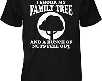 Men's Cotton T-Shirt, Funny Family Tree Nuts Graphic (S-2XL)