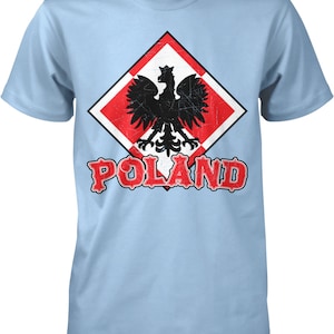 Poland Coat of Arms, Republic of Poland, White Eagle, Crown Men&#39;s T-shirt, NOFO_00202