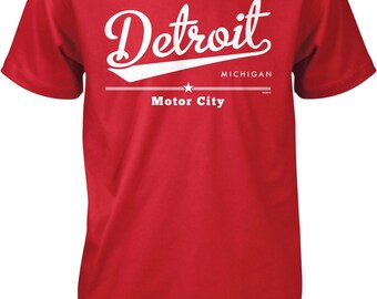 Detroit, Michigan, Motor City Men's T-shirt, NOFO_00877