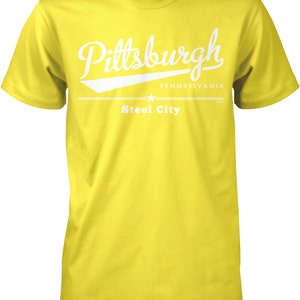 Pittsburg, Pennsylvania, Steel City Men&#39;s T-shirt, NOFO_00919