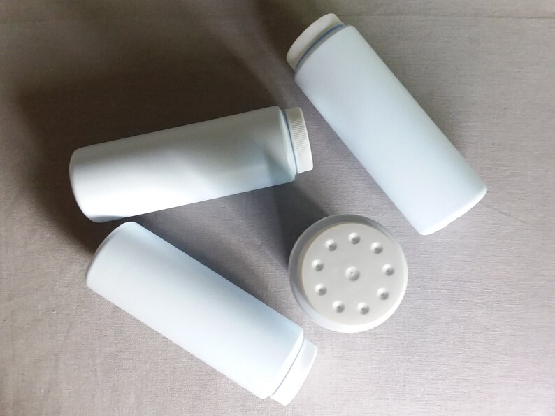 8 oz. Powder Containers Twist Top Sifter Caps Empty Bottle Etsy