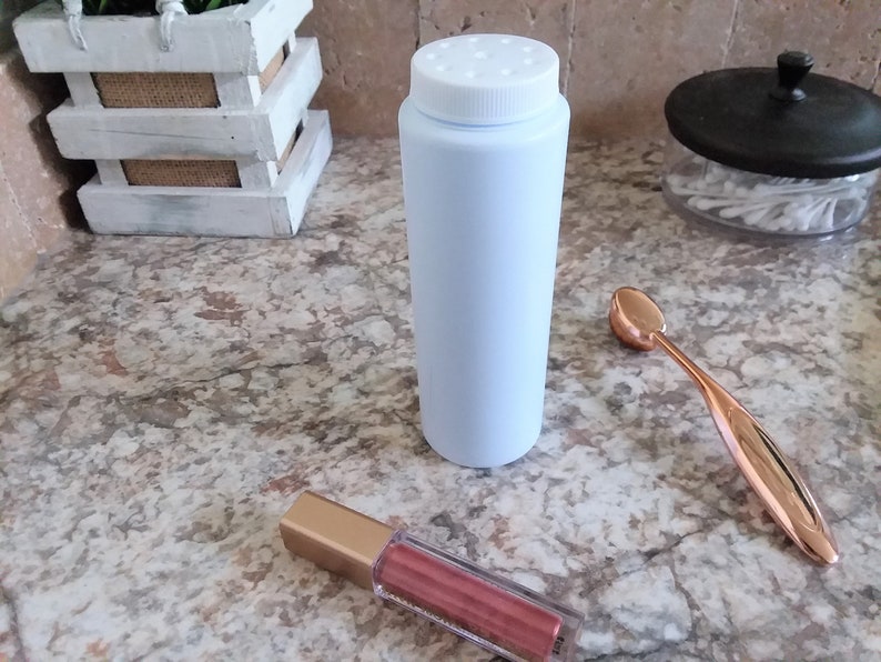 6 oz. Powder Containers Twist Top Sifter Caps Empty Bottle Etsy