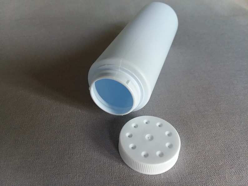 8 oz. Powder Containers Twist Top Sifter Caps Empty Bottle Etsy