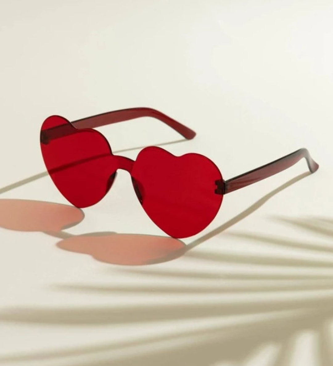 Red Heart Sunglasses Red Heart Shaped Lens Sunglasses Heart Shaped Lens Sunglasses Etsy UK