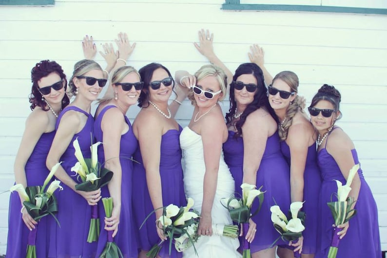 Bridal Party Sunglasses Set of 5 Bridesmaid Sunglasses Etsy