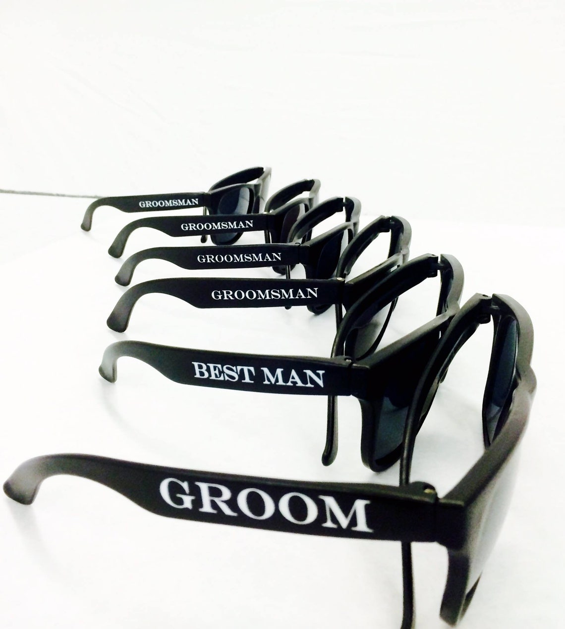 Groomsman Sunglasses Set of 9 Wedding Sunglasses for Grooms Etsy