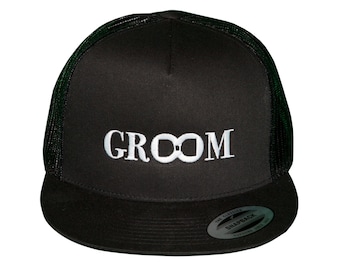 GROOM Hat, Groom Hat for Bachelor Party, Hat For Groom, Embroidered Groom Hats, Grooms Hat, Groom Hat for Honeymoon, Groom Crew Hat