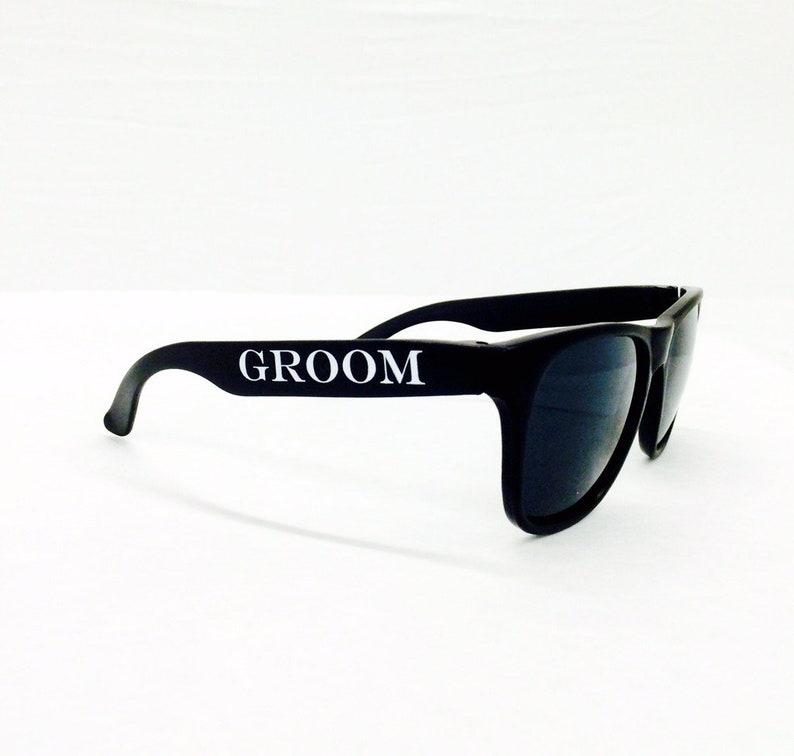 GroomsDay Printed Wedding Sunglasses Groomsmen Sunglasses image 6