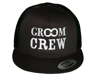 GROOM CREW Hat, Hat for Groom Crew, Gift from Groom, Hat for Bachelor Party, Groom Crew Swag, Groom Crew Gift, Fun Groom Crew Hat