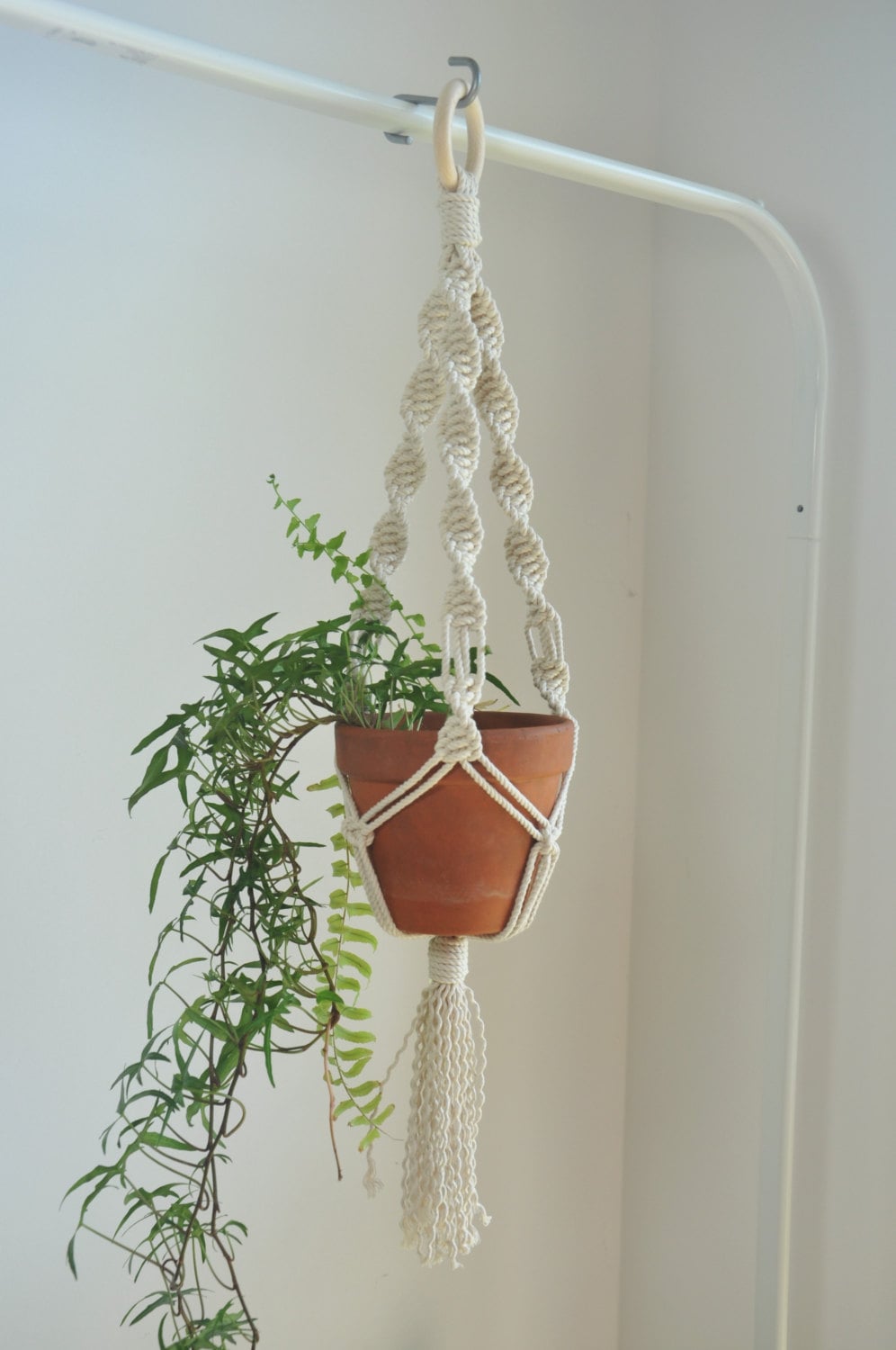 Macrame pot holder plant hangers cotton rope macrame boho | Etsy