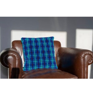 Coaster made of British Rail “provincial Blue”  Moquette Fabric