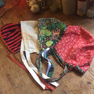 Hand sewn coif ( choice of 6 designs )