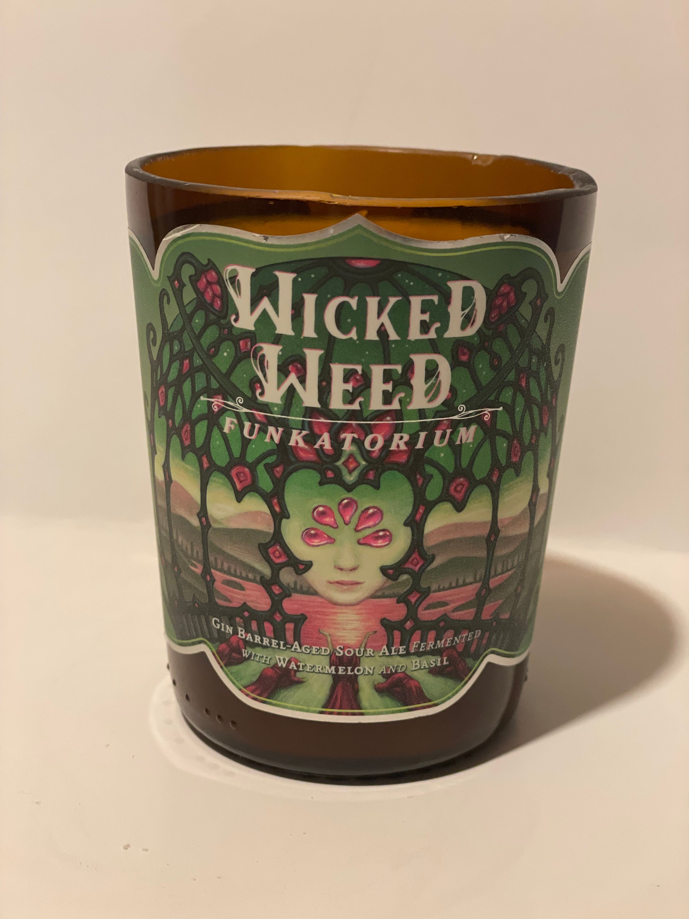 100% Soy Wax, Wicked Weed Funkatorium Gin Barrell Sour Ale