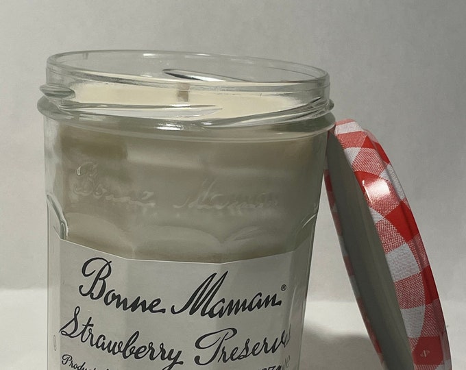 Bonne Maman Jars, Red Plaid Lid, 3 Bonnie Maman Canning Jars Etsy