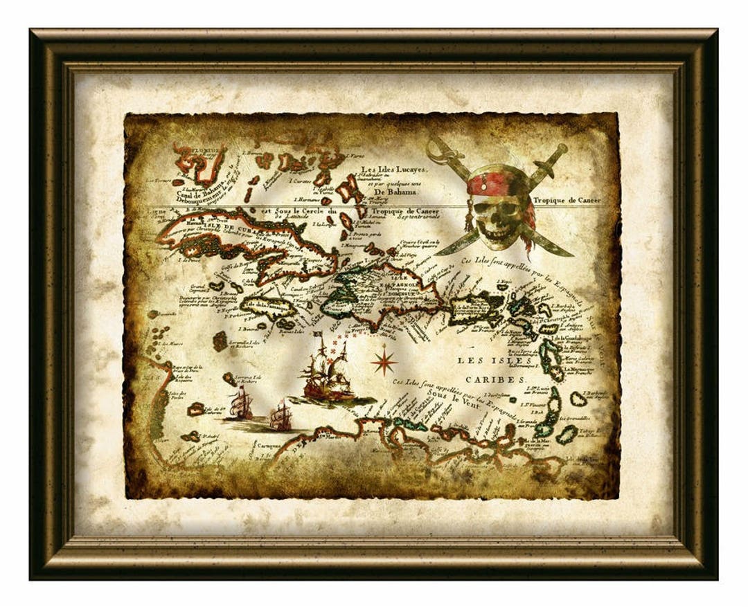 Printable Pirate Treasure Map Pirate Craft For Kids [Download]