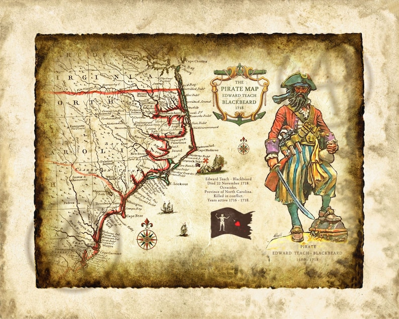Blackbeard's Shadow: The Enduring Legacy of the Pirate King in North Carolina