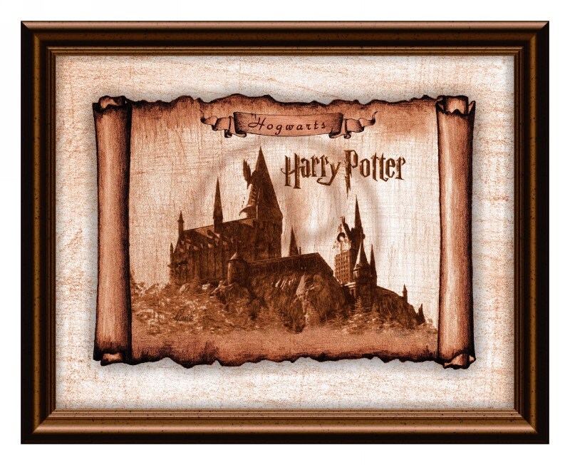 Hogwarts Castle Rolls ParchmentHarry Potter Art DecorHarry Etsy