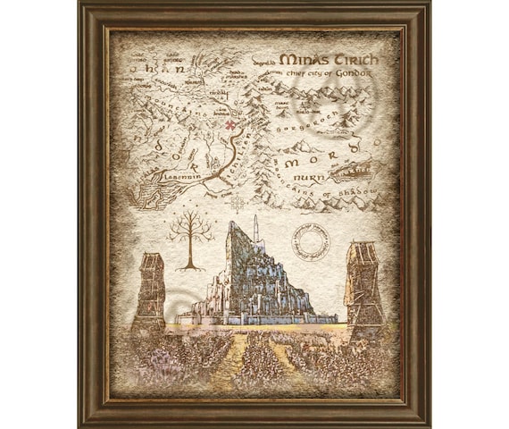 Minas Tirith  Middle earth art, Fantasy landscape, Lord of the