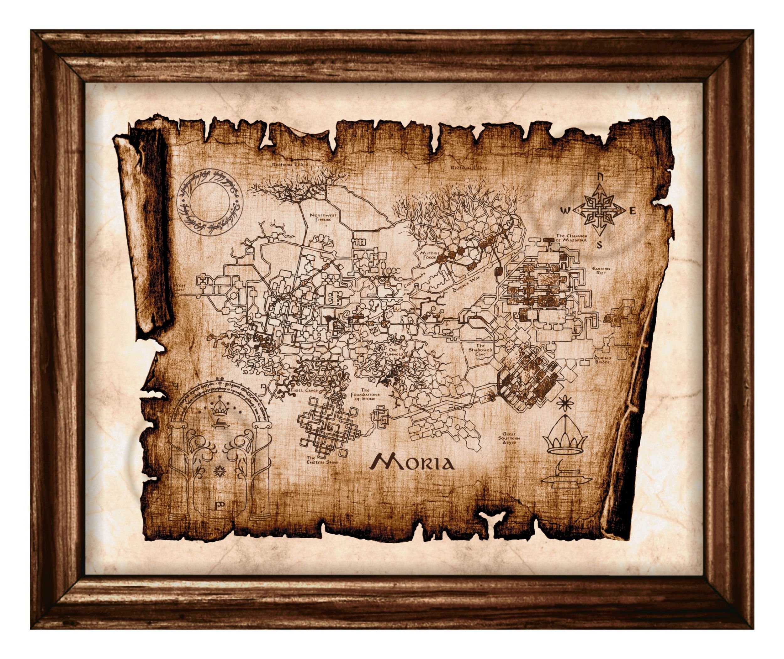 Moria Map Middle Earth Mines of Moria Map a Map of Where the -  Finland