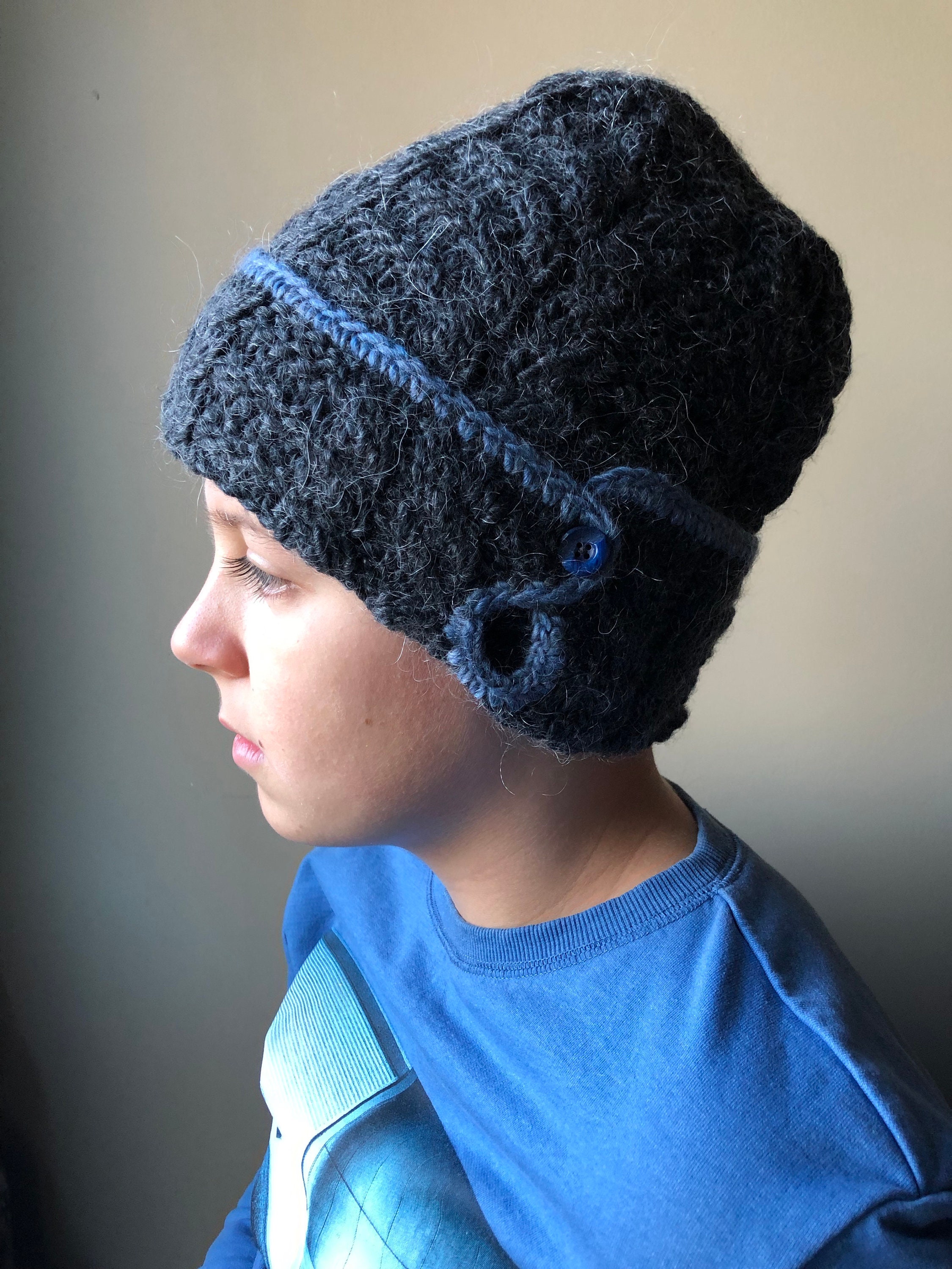 Knitted Funky Beanie Hat Wool Men/boy's 