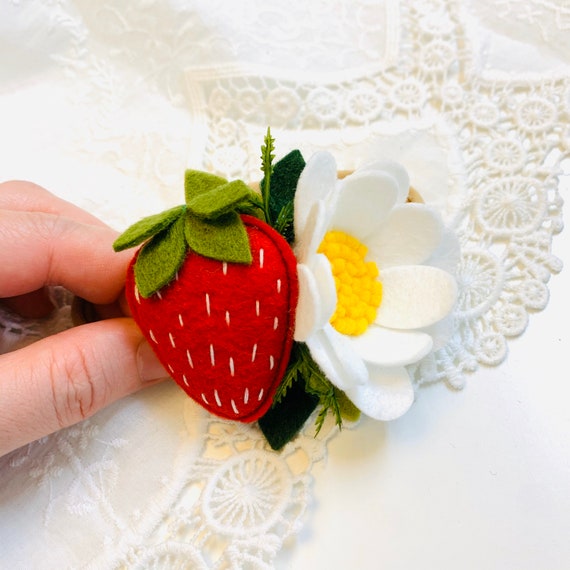 strawberry headband baby