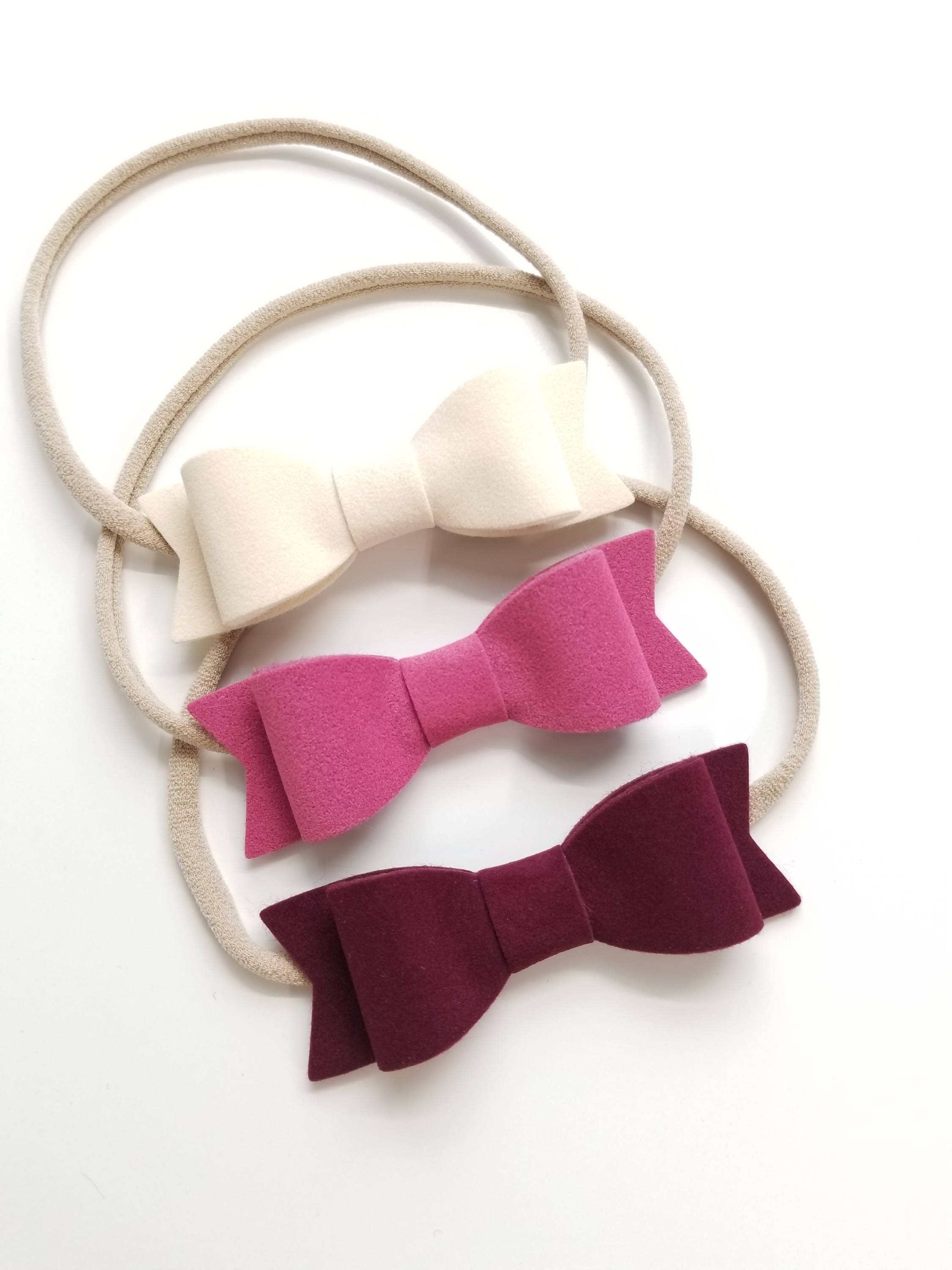 Velvet Big Bow, Pink