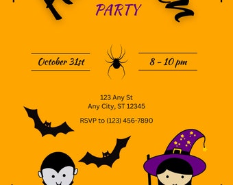 Halloween Party Invitation