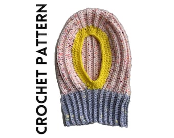 Kunst Balaclava | PDF Crochet Pattern | English U.S - Advanced Beginner