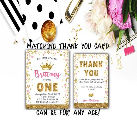 girl first birthday invitation princess first birthday invitation girl 1st birthday invitation royal birthday invitation printable princess first birthday invitations