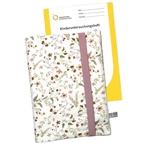 U-Heft-Hülle *Petit Fleurs* Untersuchungsheft Babies Kinder Mädchen