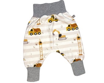 Baby Pumppants * Bouwplaats Gestreept * Baby broek Jersey Jonge Meisjes