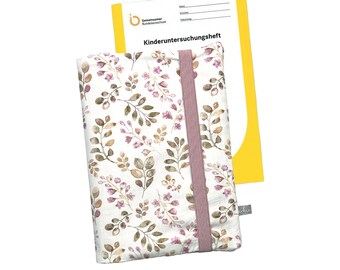 U-book cover *flower branches* examination booklet babies children girls