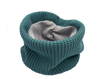 Loop scarf *chunky knit petrol* Baby Children Girls Boys